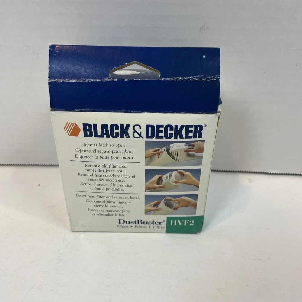 Black & Decker - DustBuster Cordless Vac (2) Filters, HVF2 - HV, DB, & VP Models